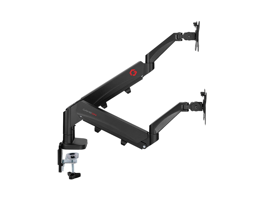 GAMEON GO-5350 Dual Monitor Arm For Gaming And Office Use, 17 GAMEON GO-5350 Dual Monitor Arm For Gaming And Office Use, 17